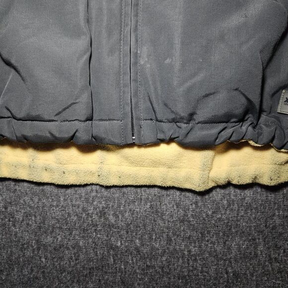 IZOD PerformX Mens Full Zip Reversible Fleece/soft Shell Vest Yellow/Black M - Picture 5 of 11